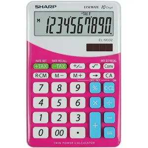 Finanšu kalkulators Sharp EL-M332 galda rozā