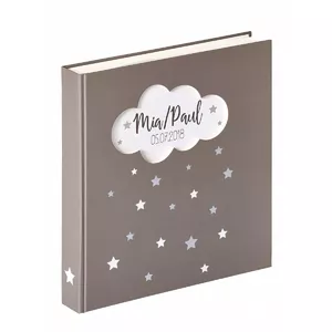 Photo Album Walther Design Baby Magical Brown White 50 sheets