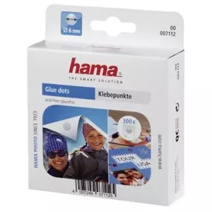 Self-adhesive label Circle Transparent Hama 00007112