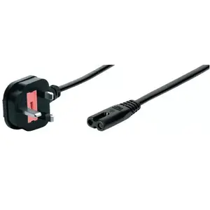 Power cable Tecline 35842 Black 1.8 m