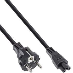 InLine power cable Type F German Mickey Mouse notebook plug black 2m