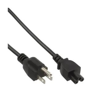 InLine power cable USA Canada for notebook black 2m 16656U
