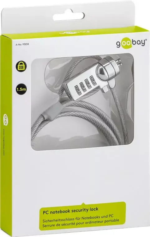 Cable lock Goobay 93038 Photo 2