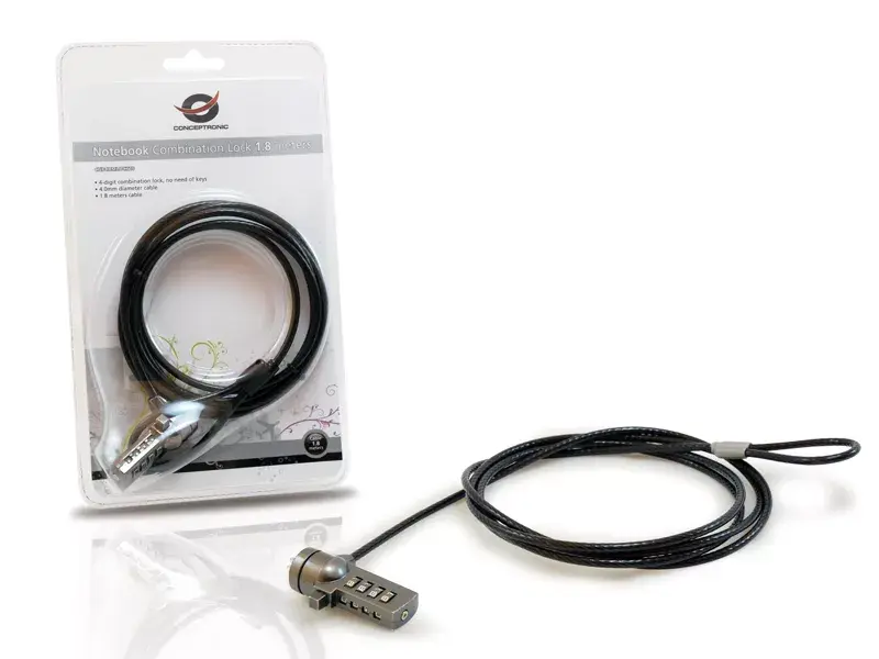 Conceptronic Notebook Combination Lock 1.8m Photo 5