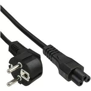 AC Power Cord InLine 16657D for Notebook Black 2m