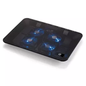 Conceptronic CNBCOOLPADL4F atdzesējošais paliktnis portatīvajiem datoriem 39,6 cm (15.6") Melns