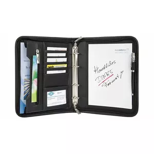 Folder Leather Nylon Black A5 WEDO 585101