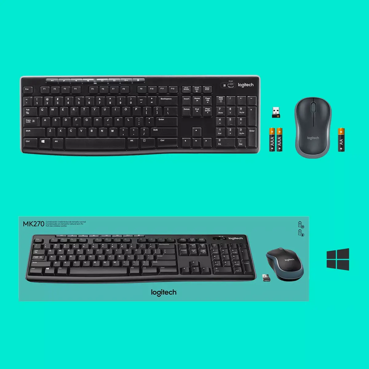 Keyboard Logitech US Layout MK270 Photo 9