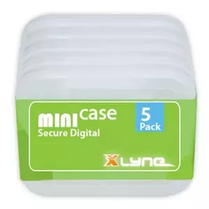 Memory Card Case Xlyne 177568 for 1 Card Plastic Transparent