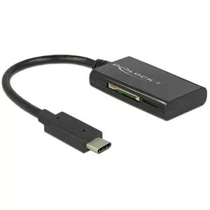 Card Reader DeLOCK 91740 USB 3.2 Gen 1 Type-C Black