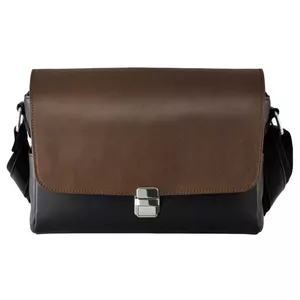 Shoulder case for Olympus cameras CBG-11 PR by OLYMPUS — black and brown, model V613014NW000