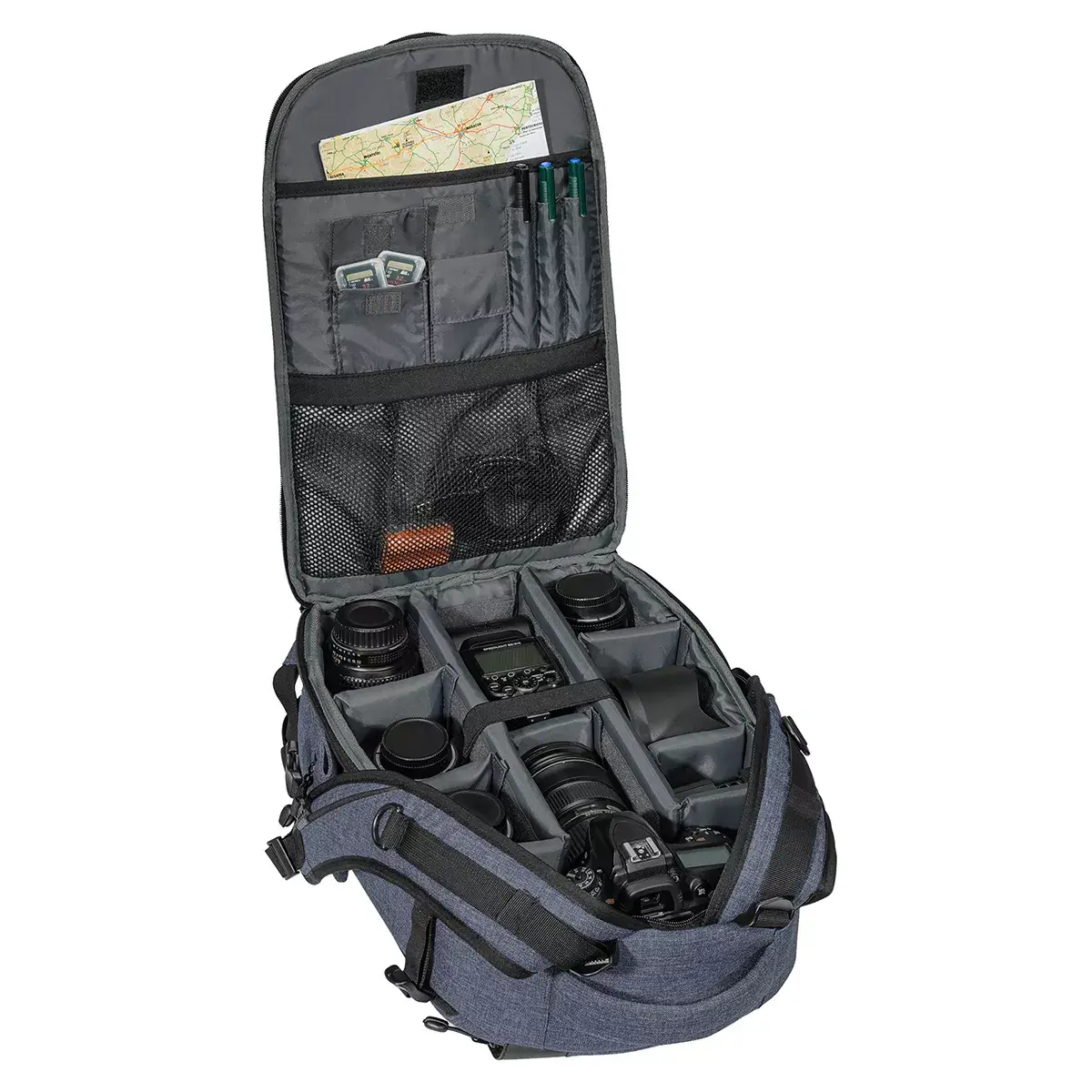 Backpack PEDEA FASHION Black Grey Photo 3