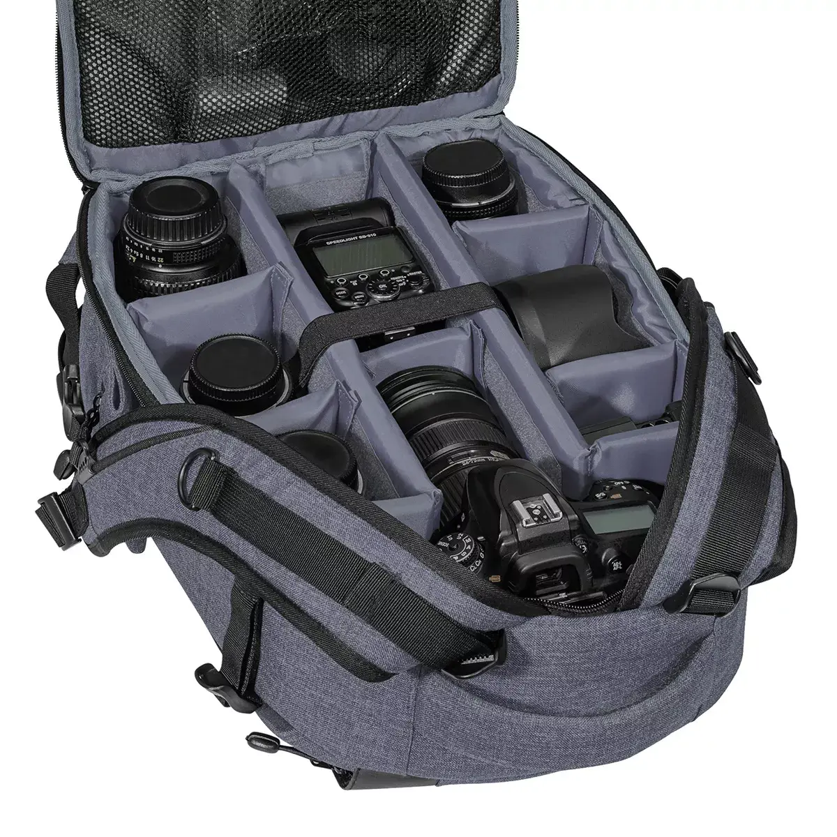 Backpack PEDEA FASHION Black Grey Photo 7