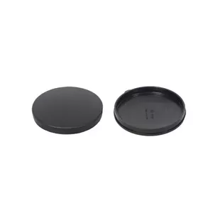 Lens Cap Alcasa 9870-65 6.5 cm Black