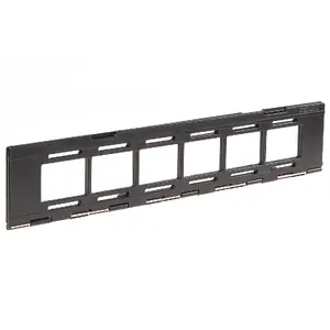 Film Strip Carrier KAISER 6507 — black film strip holder for enlargers and scanners