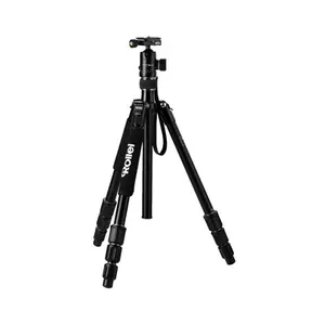 Statīvs Rollei C5i fotokamerām (digitālām/filmas) — 3 kājas, maksimālais augstums 159 cm, slodze 8 kg, melns