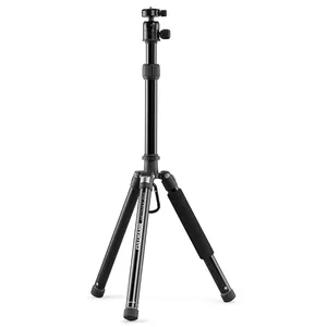 Tripod Cullmann Neomax 260 for digital/film cameras — 3‑section legs, max height 128 cm, load 3 kg, black