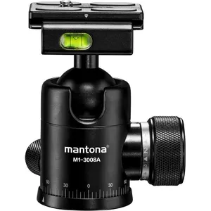 Tripod Ball Head mantona Onyx 8 with 360° rotation and quick release plate