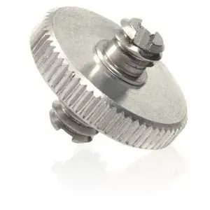 Shoe mount adapter KAISER 6014 — stainless steel camera mounting accessory, 16 mm depth