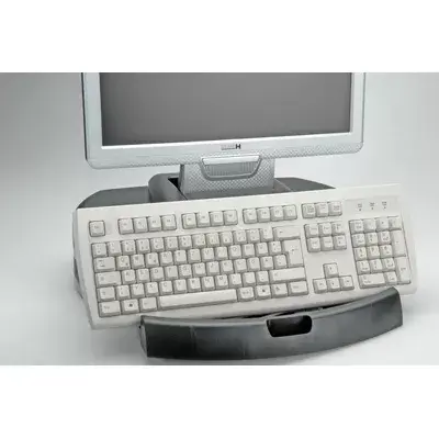 Dual Monitor/Printer Stand ROLINE Trend black Photo 3