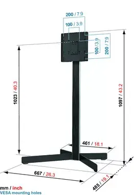 TV Mount Vogel's EFF 8230 Photo 2