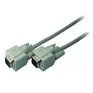 VGA кабель S/CONN 2м VGA VGA (D-Sub) серый