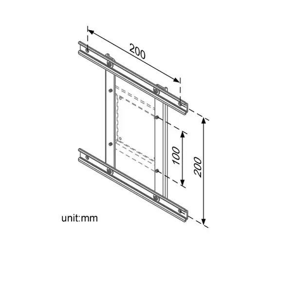 VESA adapteris ROLINE 100x100-100x200/200x200 Photo 4