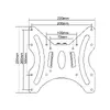 InLine Wall Bracket for TFT 58-107cm 23 - 42" Photo 2