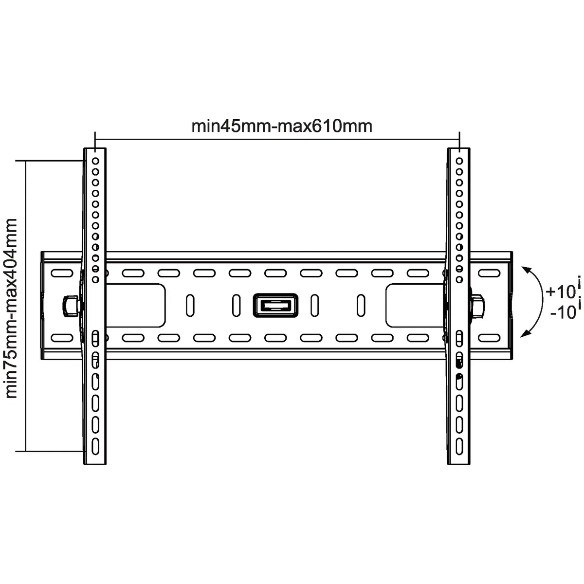 Wall Bracket InLine 23117A Photo 2
