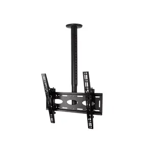 Ceiling Mount B‑TECH BT8426/B — Telescopic Ø50mm Pole, VESA 600x400, 0.6–1.0 m, Tilt ±15°, 50 kg