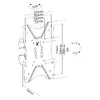 TV sienas stiprinājums Equip 23"-42" Pivoting Photo 4
