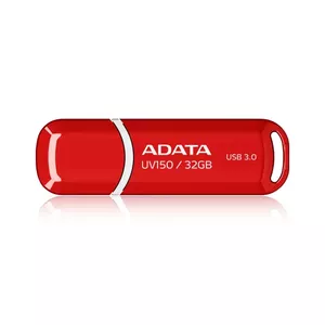 USB флеш-накопитель ADATA DashDrive UV150 32GB, USB Type-A 3.2 Gen 1, красный, с колпачком