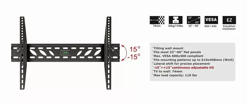 Wall Mount Bracket Opticum AX Strong Prima Photo 2
