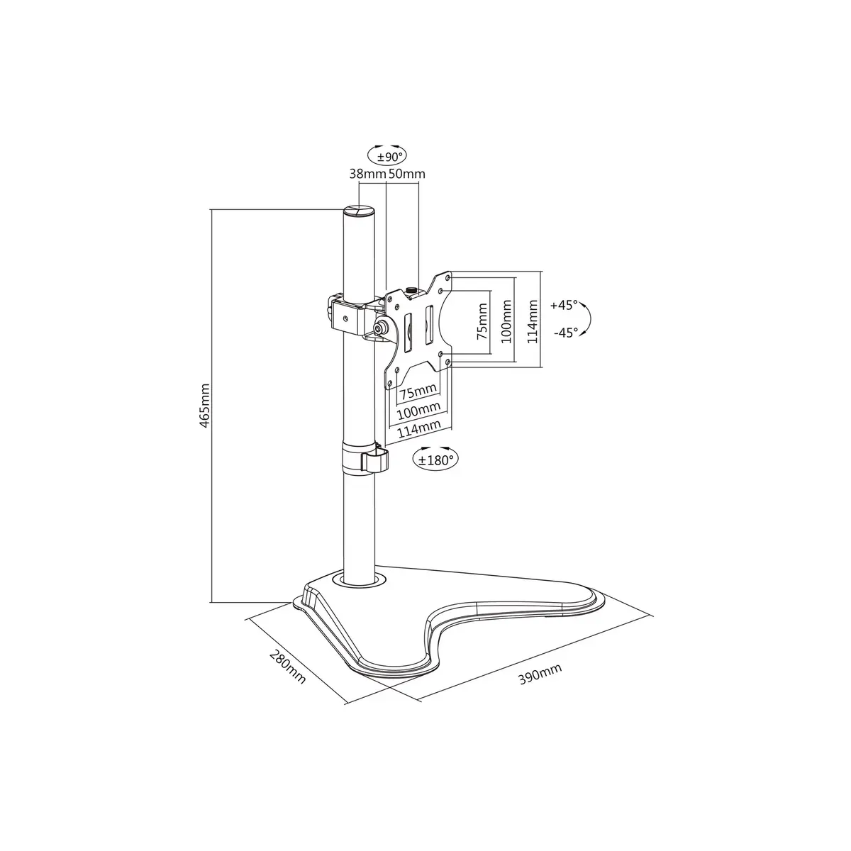 Настольная подставка для монитора Equip 13"-32" Photo 13