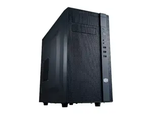 Мини‑корпус Cooler Master N200 — Mini‑ITX/Micro‑ATX, чёрный, 1×120 мм вентилятор спереди, 3×3,5" + 4×2,5" отсека