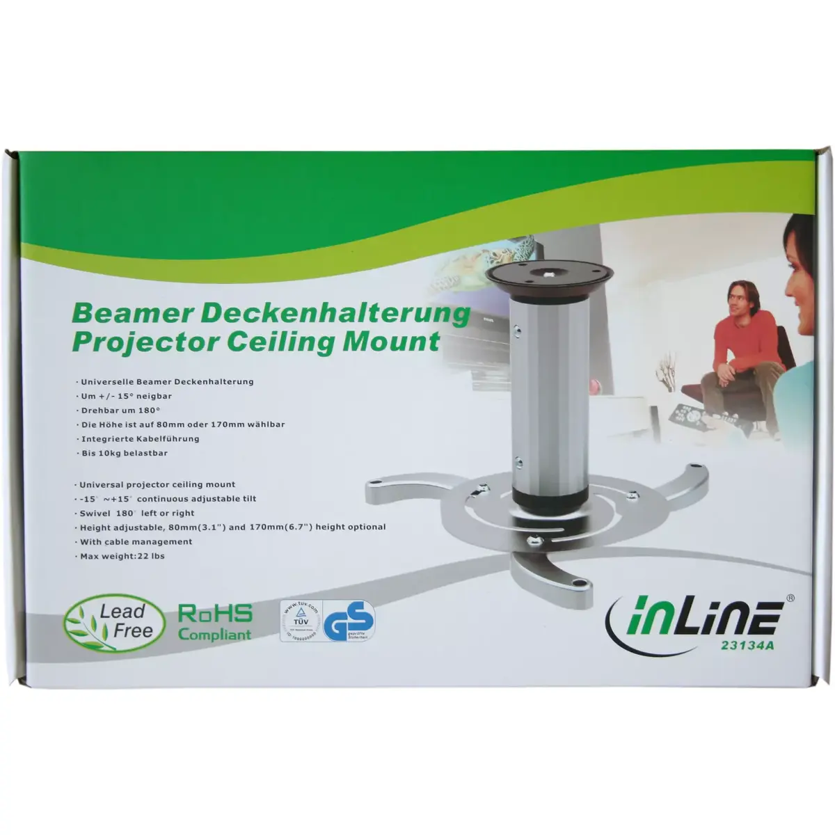Projector Bracket InLine 23134A Photo 3