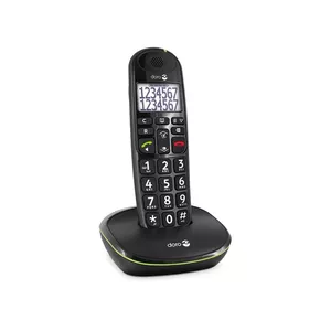 Doro PhoneEasy 110 DECT telefons Zvanītāja ID Melns