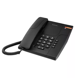 Alcatel Temporis 180 Analogais/DECT telefons Melns