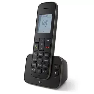 Telekom Sinus A 207 DECT telefons Zvanītāja ID Melns