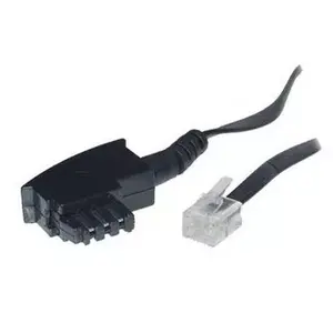 S/CONN 3m TAE F - RJ11 Черный Прозрачный Кабель