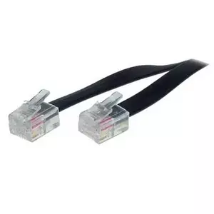 S/CONN 3m RJ12 Black Transparent ShiverPeaks