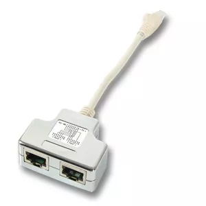 Сетевой сплиттер EFB Elektronik K5122.015 Male/Female Cat5e 10/100BASE-TX White