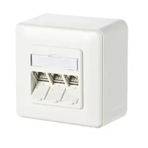 Розетка RJ-45 METZ CONNECT 130B11D30002-E Белая