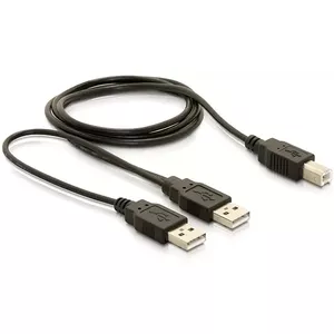 USB Cable DeLOCK USB-B/USB-A Cable 1 m Black