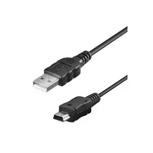 USB Cable Goobay DAT f/ MOT V3 mini USB Male/Male Black
