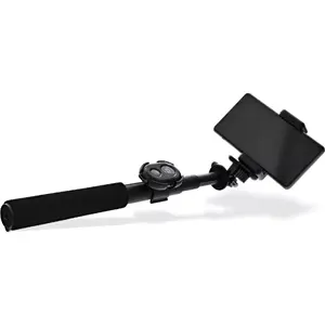 Селфи палка InLine 48090 с мини штативом алюминий черный макс 0.75м