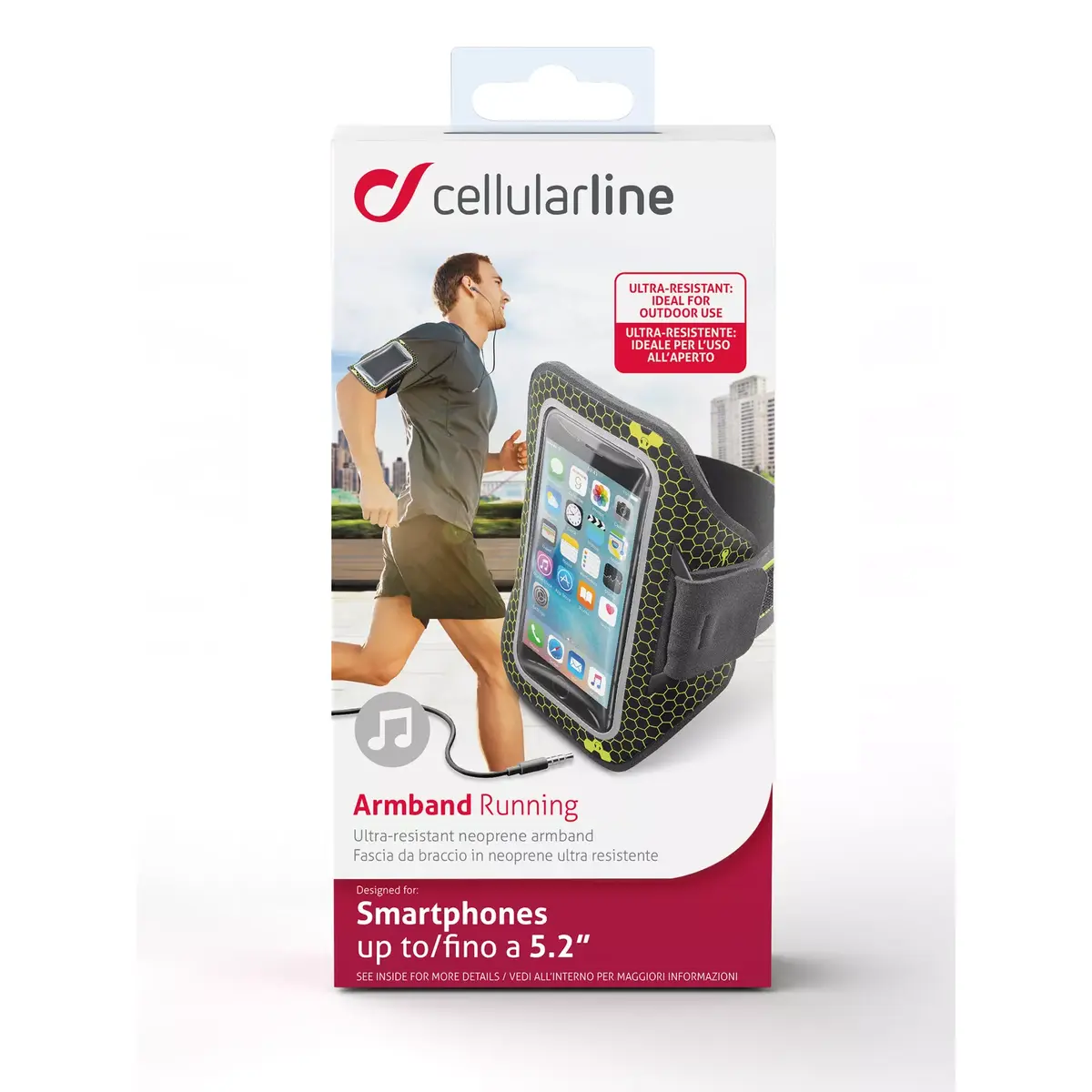 Cellular Line Armband Running — Armband case 5.2" Photo 2