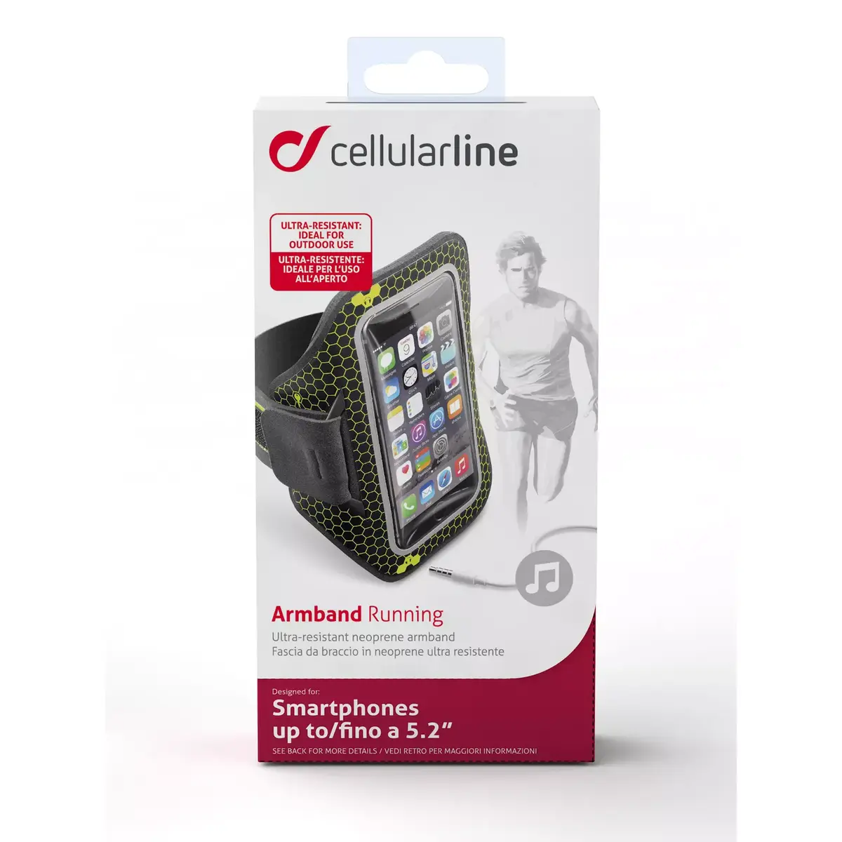 Cellular Line Armband Running — Armband case 5.2" Photo 3
