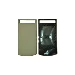Battery Door Cover for BLACKBERRY P9982 Porsche Design — Leather Sand Shell