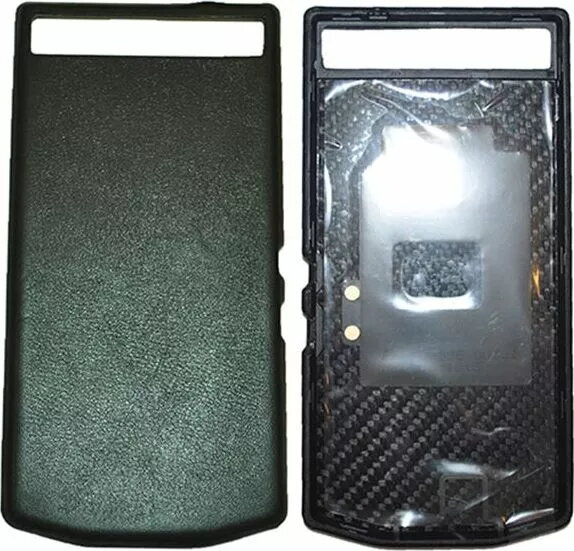Akumulatora vāciņš BLACKBERRY P9982, nappa āda